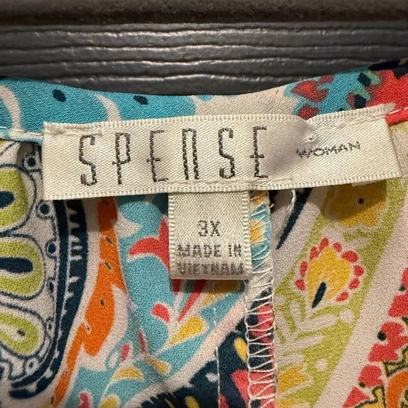 Spense Multicolor Paisley Blouse - Picture 4 of 8